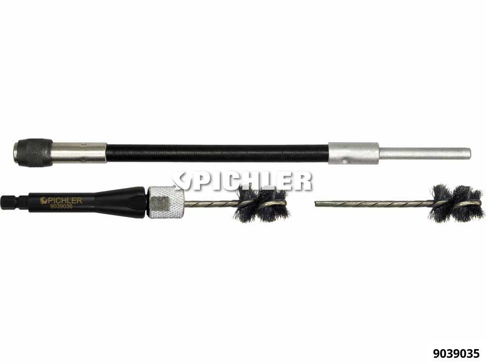 Spezialreinigungsbürste SET komplett mit Halter 1/4" u. (9039035, PICHLER)
