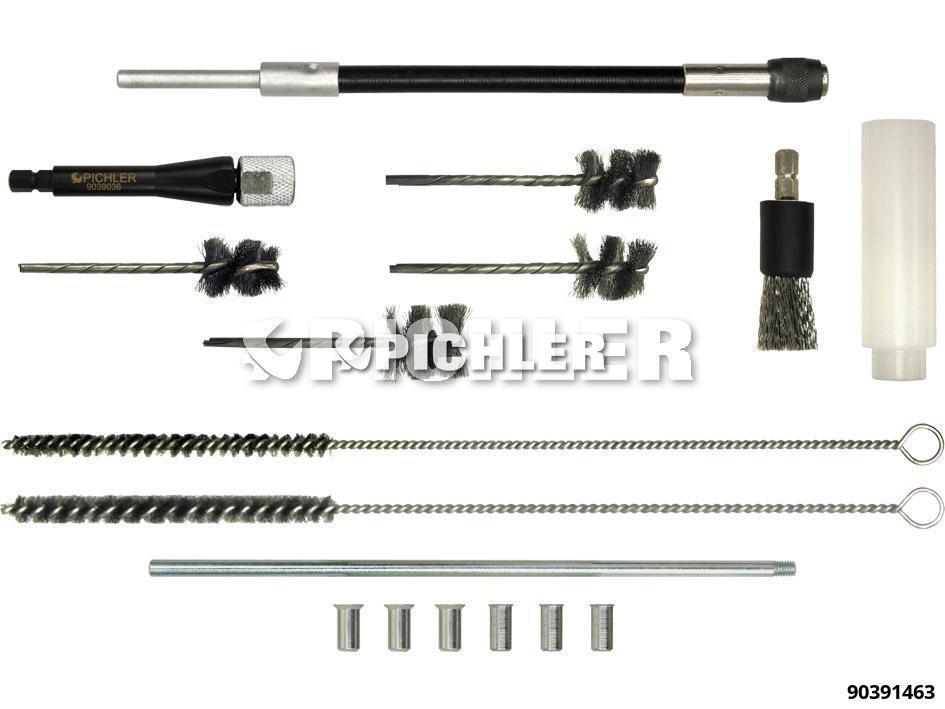 Reinigungsbürstenset UNI II Injektorschacht komplett (90391463, PICHLER)
