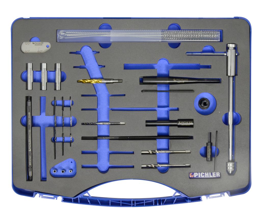 Glow Plug Drill Out Kit Module M10x1 and M10x1,25 (90417820, PICHLER)