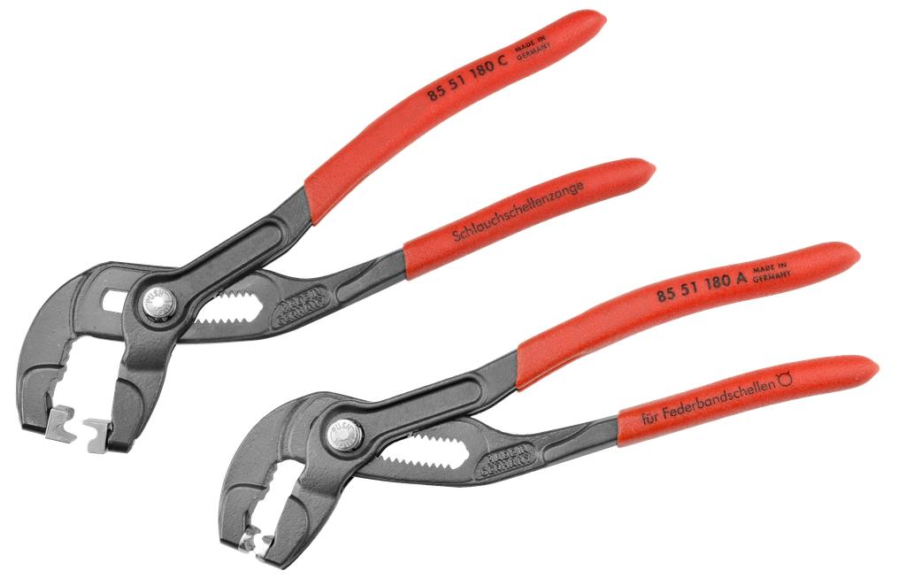 Spezialzange 180 mm für Click-Schellen Federbandschellenzange Universell 1 (90503550, PICHLER)