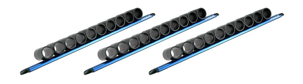Magnethalterung zur Werkzeugaufbewahrung mit 10 Kunststoffhülsen, 3-tlg. (90505110, PICHLER)