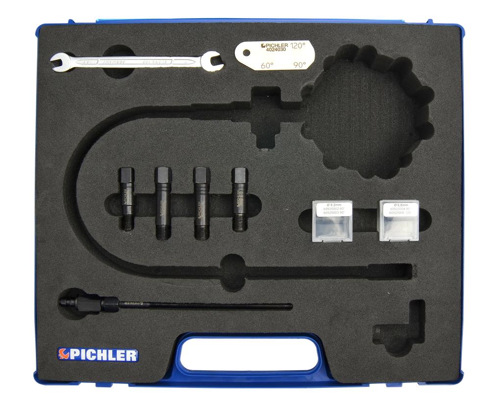 Universal Diesel Engine Compression Test Kit for M8x1, M9x1, M10x1 and M10x1.25 (9091510, PICHLER)