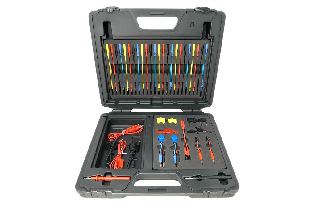 Messkabel- u. Testleitungen Set UNI 94-tlg. im Koffer (90979000, PICHLER)