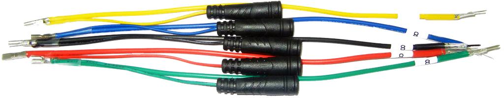 Kabelschuhverzweigung Nr.8 - 5-fach 2,1mm weiblich auf 1,1mm männlich mit (90979017, PICHLER)