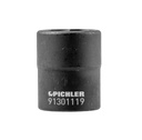 Veržlių išsukiklis TWIST SOCKET 19 mm, pavara 1/2 col. (91301119, PICHLER)