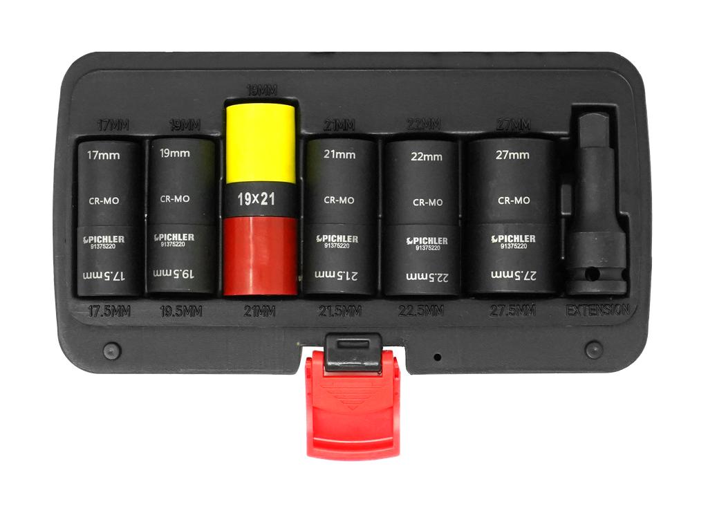 Wheel nut release tool set 7 pcs. (91375220, PICHLER)