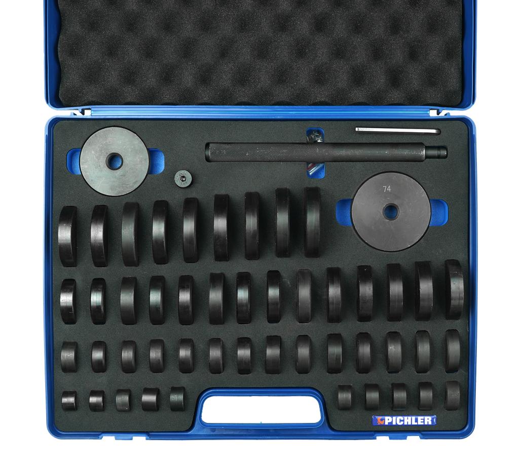 Universal Thrust Piece Set 51 pcs (9145030, PICHLER)