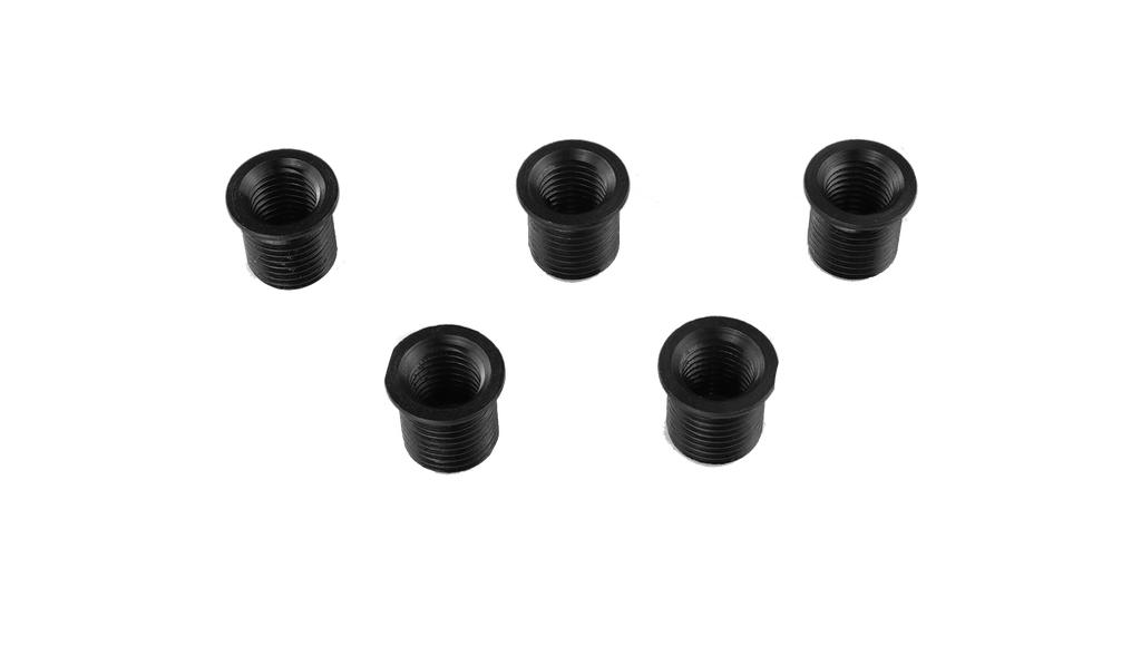 Gewindebuchsen mit Bund VE5 Stück IG M8x1,0 / AG M10x1,0 L:11mm (93009918, PICHLER)