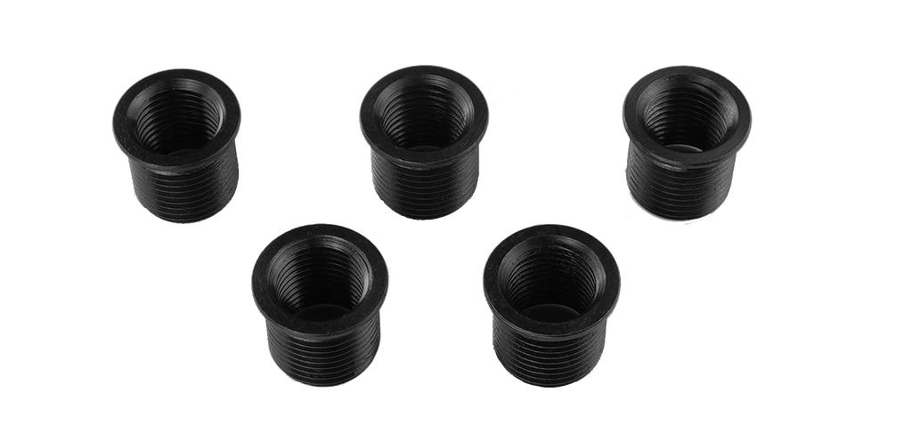 Gewindebuchsen mit Bund VE5 Stück IG M10x1,0 / AG M12x1,0 L=12mm (93009920, PICHLER)