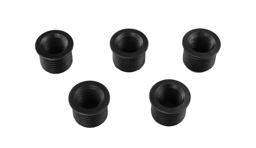 Gewindebuchsen mit Bund VE5 Stück IG M10x1,0 / AG M14x1,25 L:12mm (93009925, PICHLER)