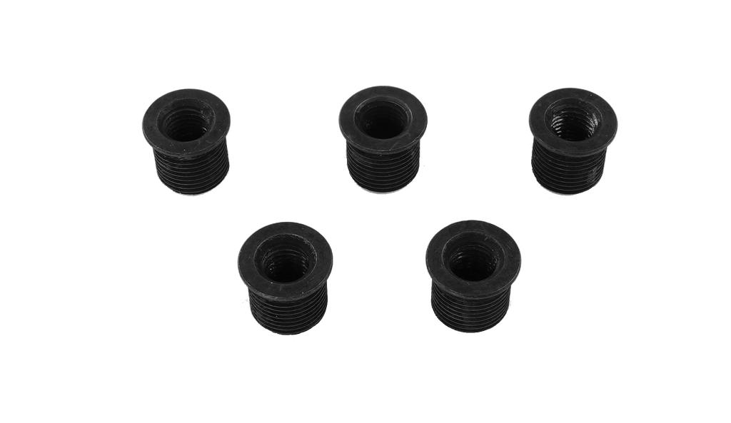 Gewindebuchsen mit Bund VE5 Stück IG M8x1,0 / AG M12x1,0 L:12mm (93009928, PICHLER)