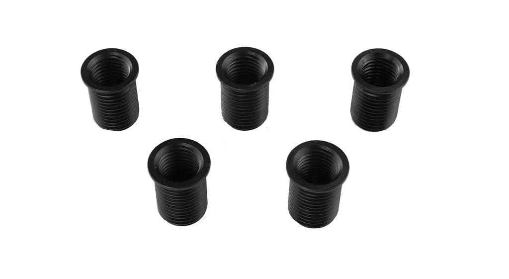 Gewindebuchsen mit Bund VE5 Stück IG M10x1,25 / AG M12x1,25 L:17mm (93009930, PICHLER)
