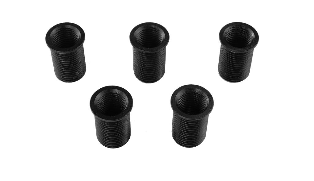 Gewindebuchsen mit Bund VE5 Stück IG M10x1,0 / AG M12x1,0 L:19mm (93009940, PICHLER)
