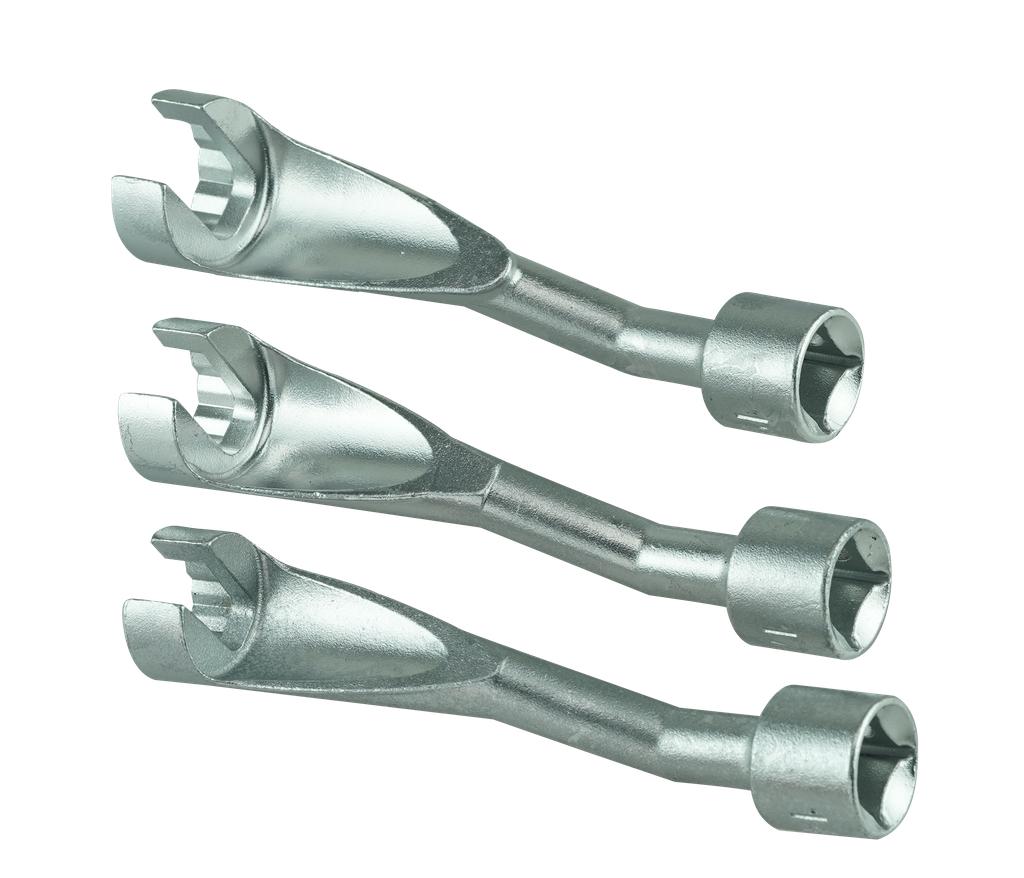 Open cable wrench set 3 pcs. SW 14 - 17 - 19 mm drive 1/2" (93510300, PICHLER)