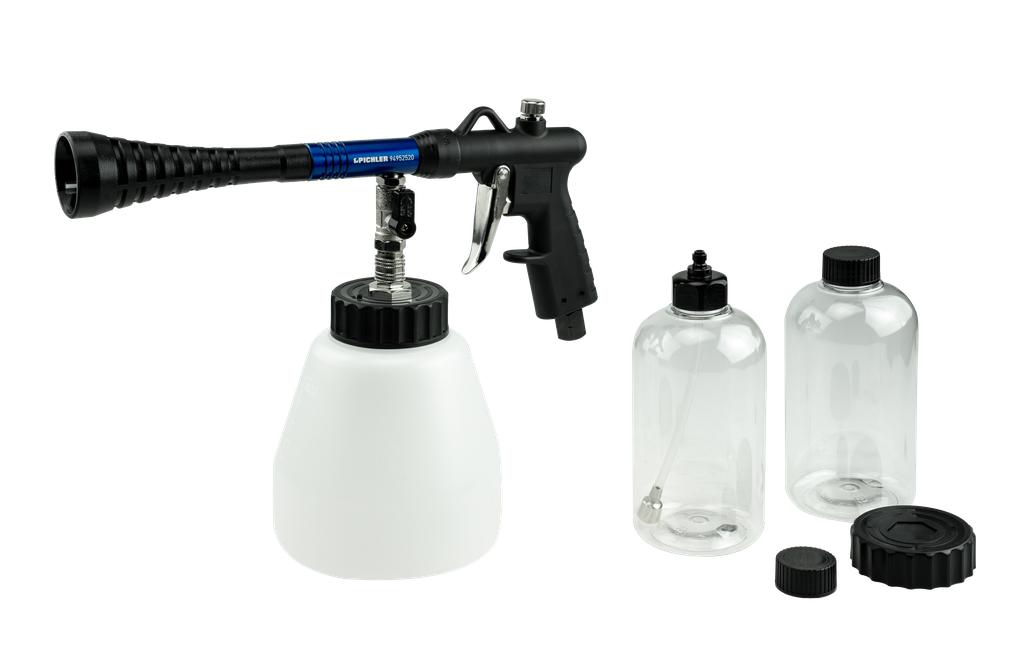 Power Air cleaning gun set with 3 containers (1×1000 ml & 2×500 ml) (94952520, PICHLER)