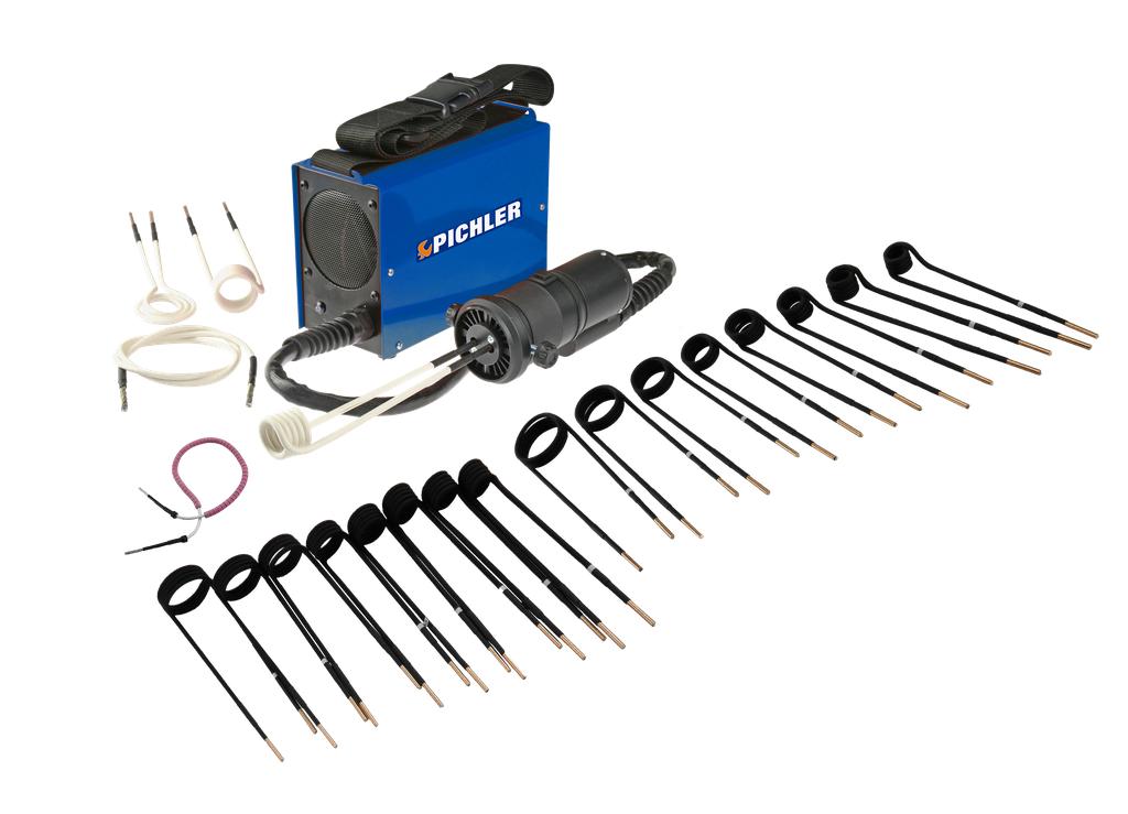 Induktionsgerät "Power Ductor" 1750W MASTERSET inkl. 17 Spulen Blackedition (95356005, PICHLER)