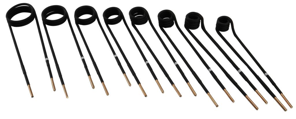 Spulen Set 8 Stk. 90° abgewinkelt, 15-45mm Ausführung in schwarz (95356206, PICHLER)