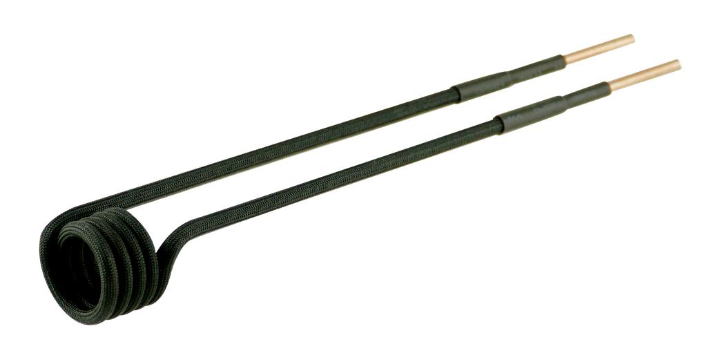 Spule gerade, Ø19mm, Länge 220mm, M8 Ausführung in schwarz (95356212, PICHLER)