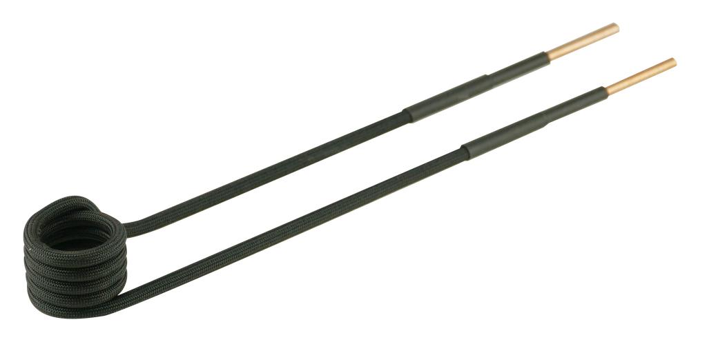 Spule 90° abgewinkelt Ø20mm, L 220mm, M8 Ausführung in schwarz (95356223, PICHLER)