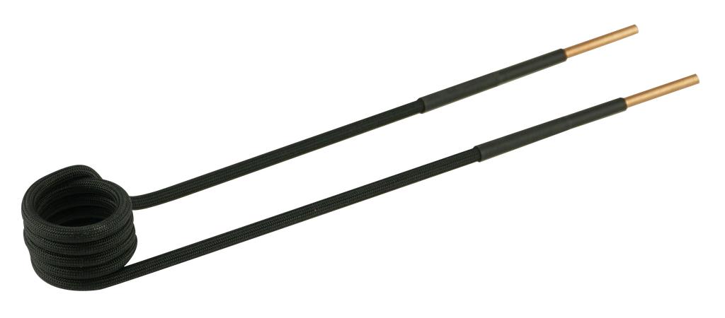 Spule 90° abgewinkelt Ø23mm, L220mm, M10 Ausführung in schwarz (95356224, PICHLER)