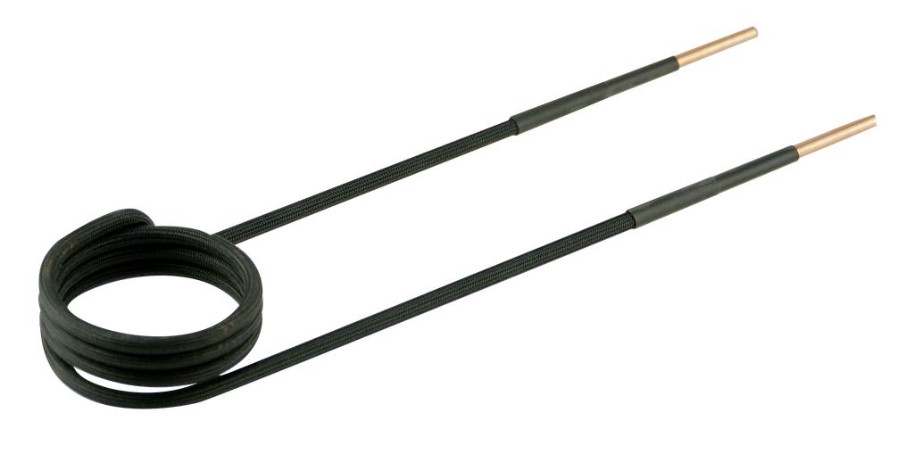 Spule 90° abgewinkelt Ø45mm, L220mm, M22 Ausführung in schwarz (95356228, PICHLER)