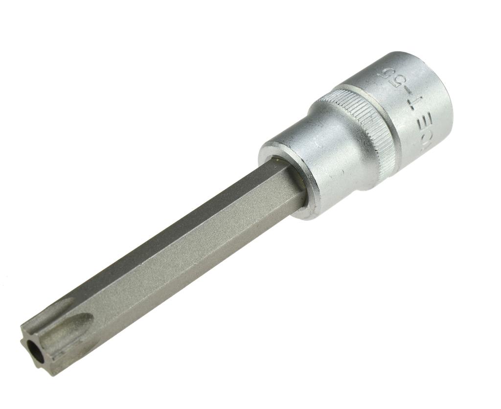 Steckschlüssel 1/2" Torx -T55 mit Stirnlochbohrung - Länge 100 mm (98844555, PICHLER)