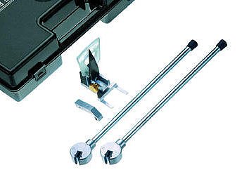 Aero wiper testing and adjusting tool with angle measuring unit, adapter „B“, 2 × Z4 (180103_1, LEITENBERGER)