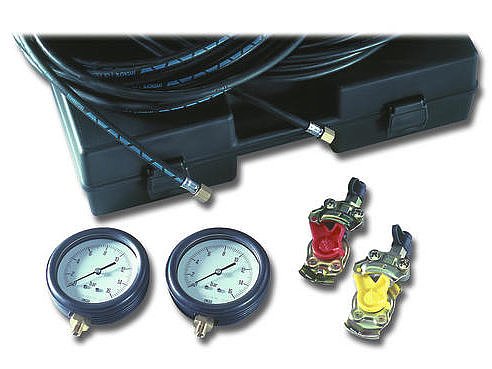 Brake pressure tester (16 bar) for pneumatic brake systems (truck air brake) uncalibrated (100103_2, LEITENBERGER)
