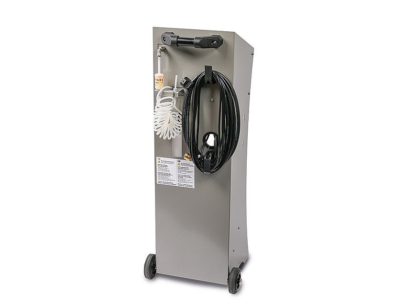Brake bleeding unit (230V, 20L), mobile, with suction unit (100500_1, LEITENBERGER)