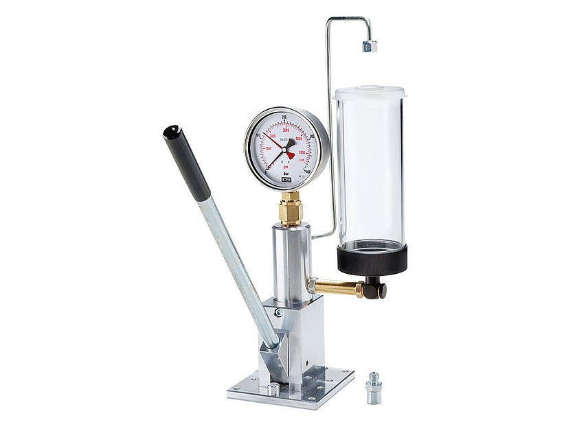 Tester for petrol and Diesel fuel injectors (400 bar) (041230_1, LEITENBERGER)