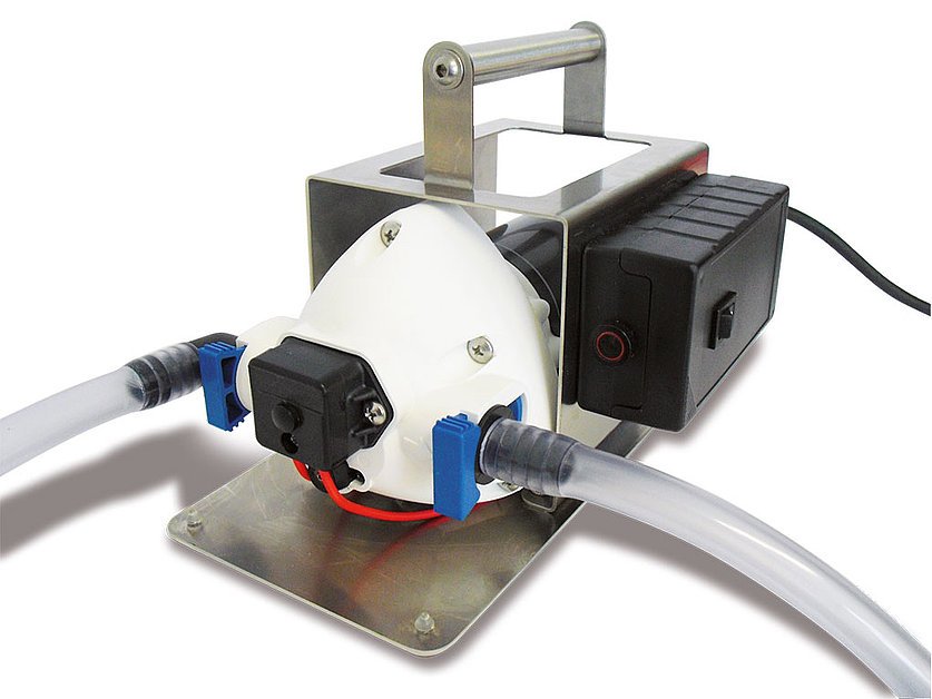 Suction pump AdBlue® with stainless steel housing 12 V/DC (061301_1, LEITENBERGER)