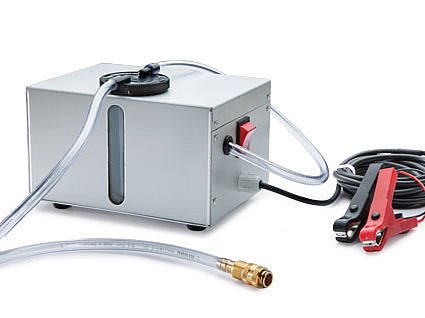 Electric vacuum pump 12 V for the cooler vacuum filling device (011411_1, LEITENBERGER)