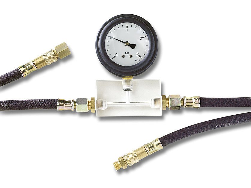 Fuel feed pump tester (-1...+3 bar) (041213, LEITENBERGER)