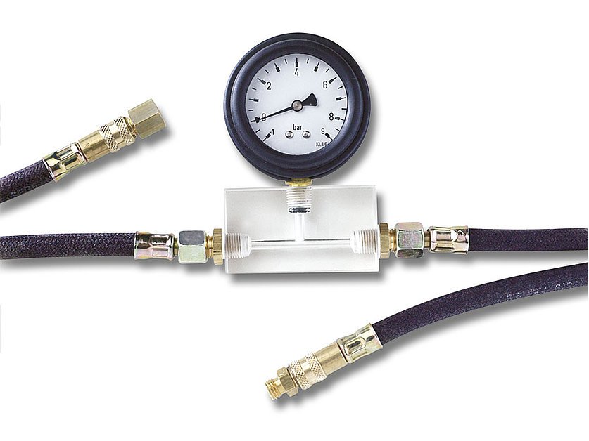 Fuel feed pump tester (-1...+9 bar) (041213_1, LEITENBERGER)