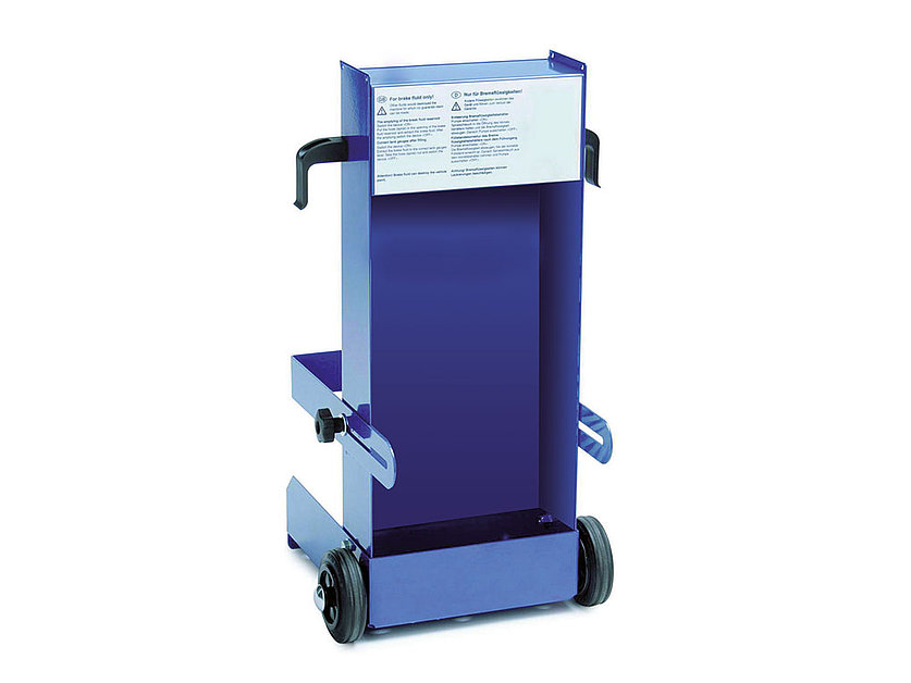 Transport trolley for brake bleeding units (without suction device) (100513_1, LEITENBERGER)