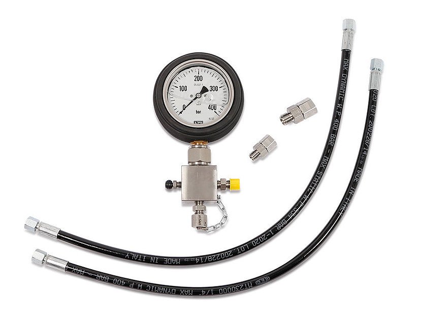High pressure tester for GDI systems, analog (042150_1, LEITENBERGER)