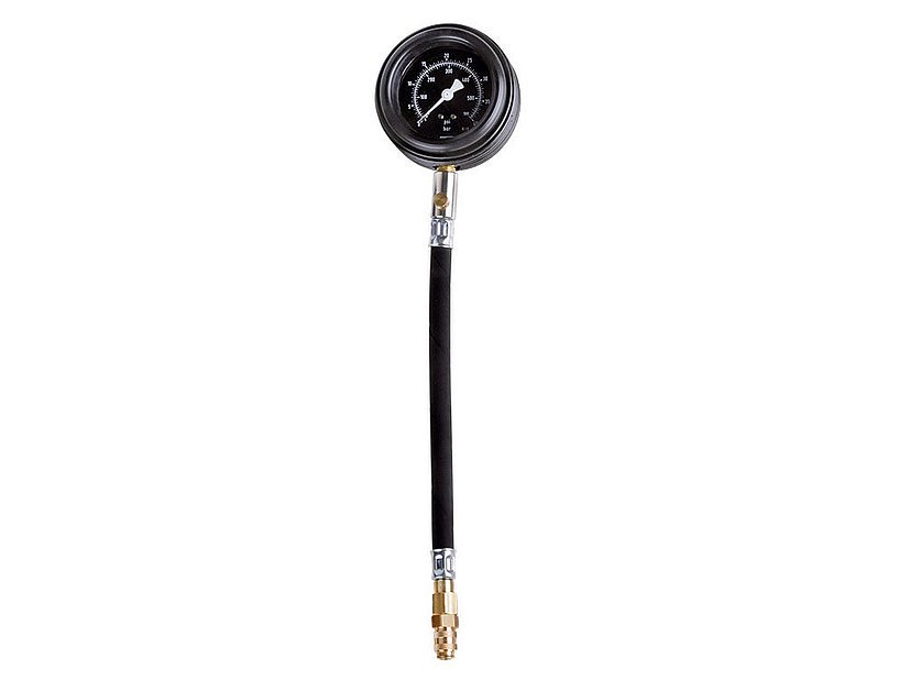 Compression tester (0...40 bar) especially for trucks (Diesel engines) (040396_1, LEITENBERGER)
