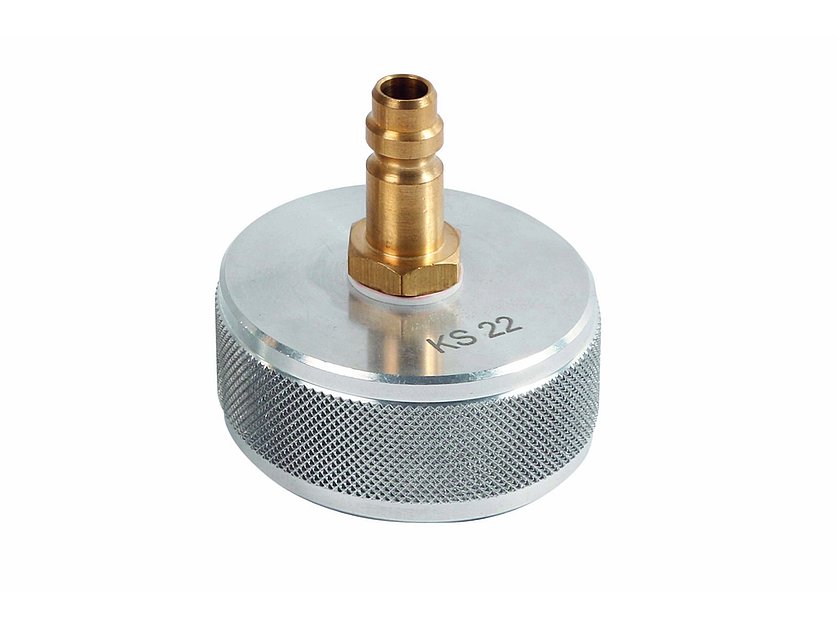 Aušinimo sistemos slėgio patikros adapteris, M 48x3, AUDI, VW, PORSCHE, SMART (010213_1, LEITENBERGER)