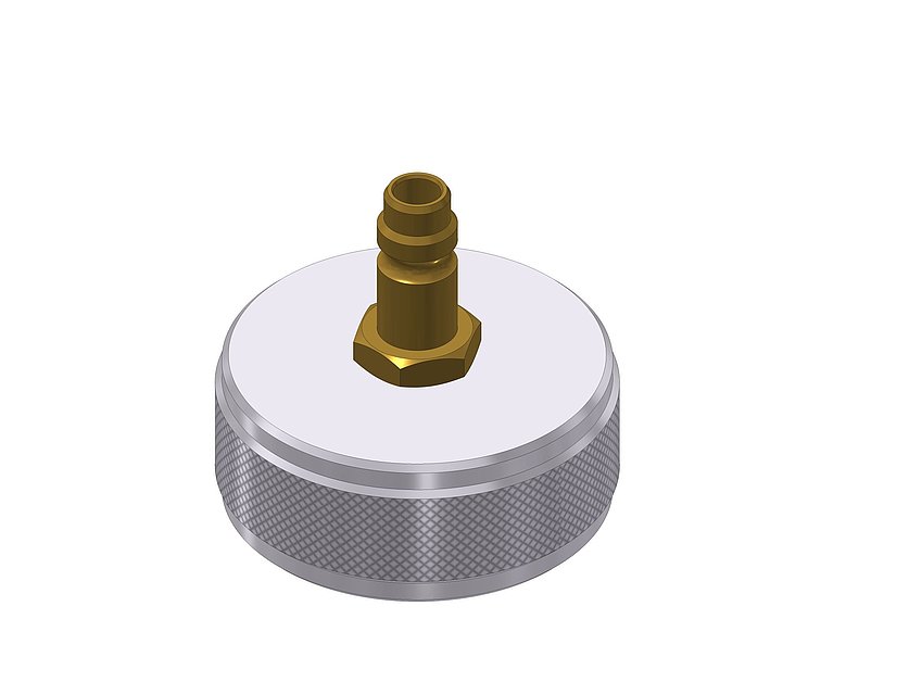 Cooling system pressure test adapter, M 52x3, OPEL, FORD, CHEVROLET, DAEWOO (010216_1, LEITENBERGER)