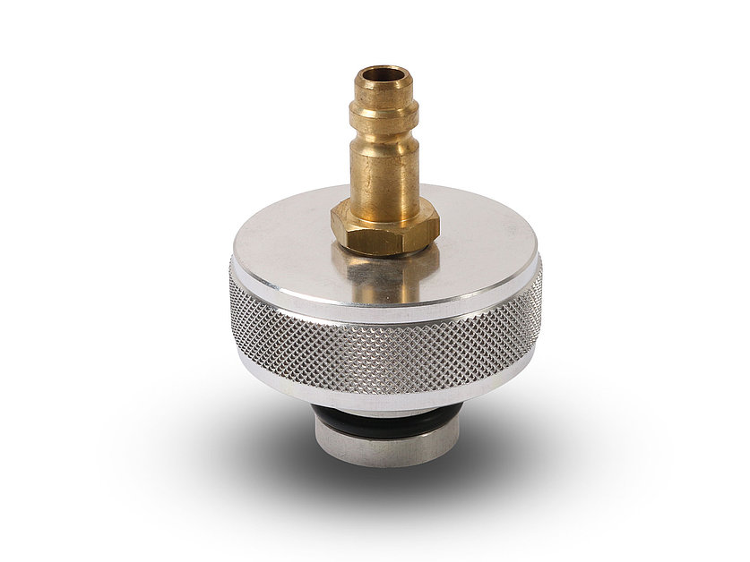 Aušinimo sistemos patikros adapteris KS 82.2, S 45x2,5, MERCEDES-BENZ (010220_3, LEITENBERGER)