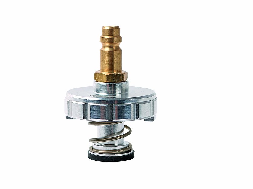 Cooling system adapter KS 98, bayonet connection ø 46 / B 08 – Ford, Honda, Mazda, Toyota (010330_1, LEITENBERGER)