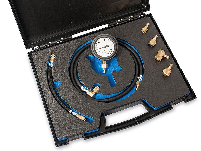 Fuel pressure tester for Schrader valves (041601_1, LEITENBERGER)