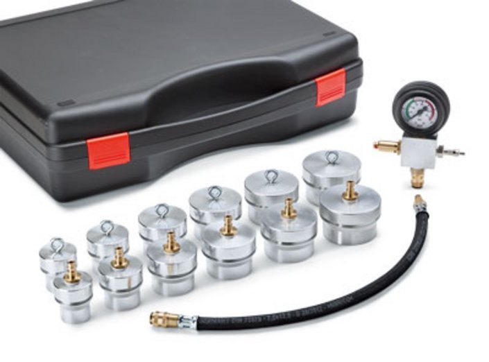 Turbocharger charge air system test case set 4 pieces (061114_1, LEITENBERGER)