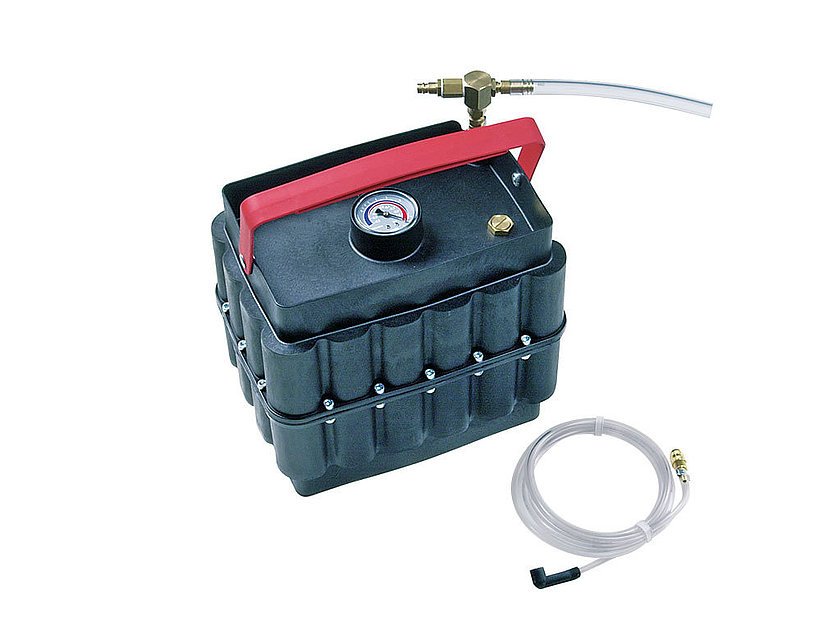 Vacuum box for brake bleeding and Motoroil change (100801_1, LEITENBERGER)