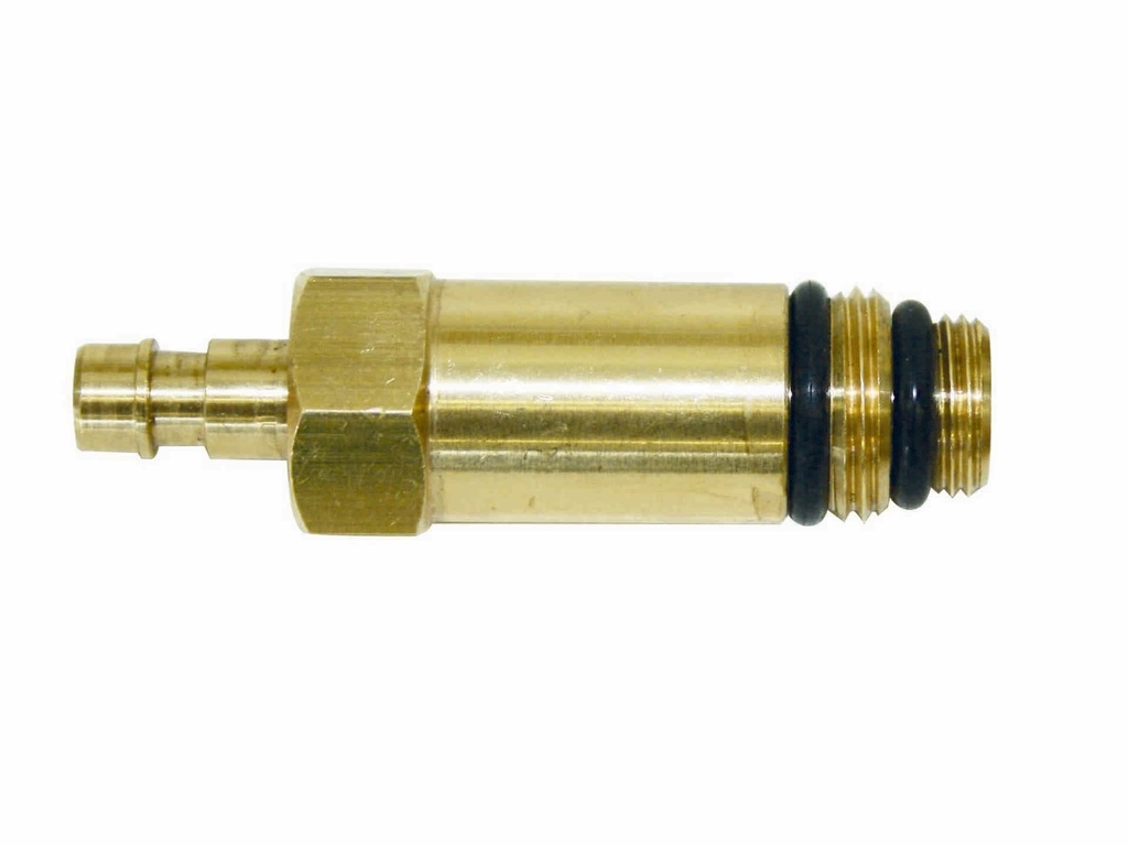 Spark plug adapter, rigid, 70mm, M 18x1,5 + M 14x1,25  (040341_1, LEITENBERGER)