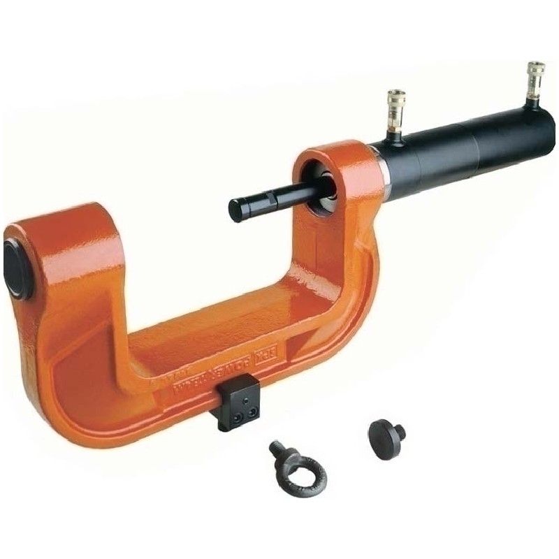 Kingpin and Leaf Spring Pin Extractor, C-Clamp, 25 t, 330 mm Opening (SZ03300, GLOBAL TEAM)