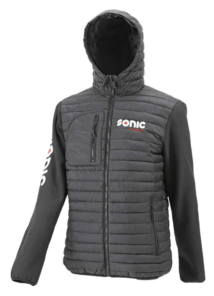 Hooded jacket, black, XXL (75209XXL, SONIC)