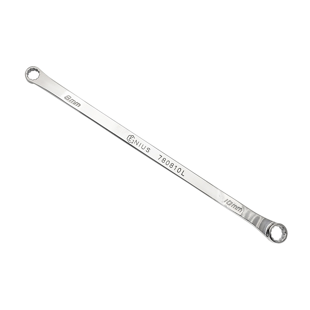 Raktas ilgas kilpa/kilpa 8x10 mm (780810L, GENIUS)