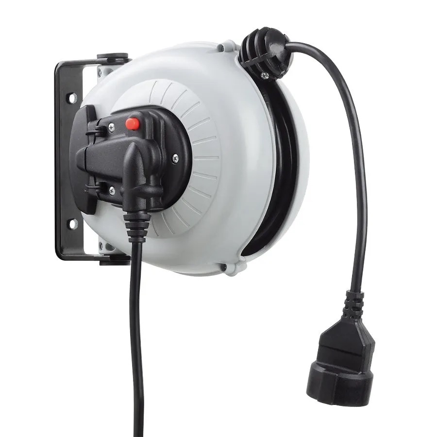 Cable reel 7+1m 230V (800200, MAVEL)