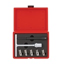 Diesel injector seat cleaning set, 7 pcs (818004, SONIC)
